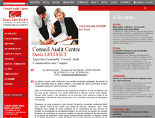 Tablet Screenshot of conseilauditcentre.com